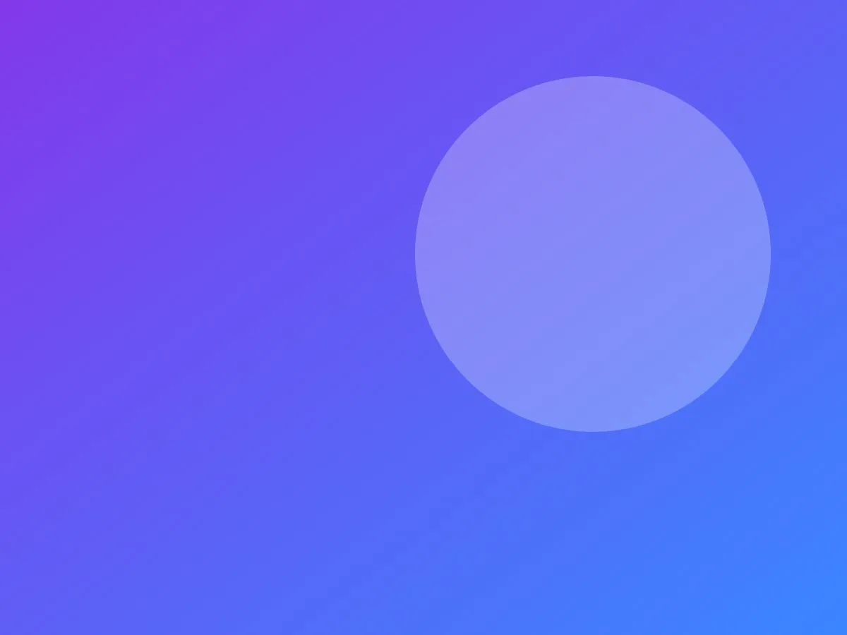 Purple to blue