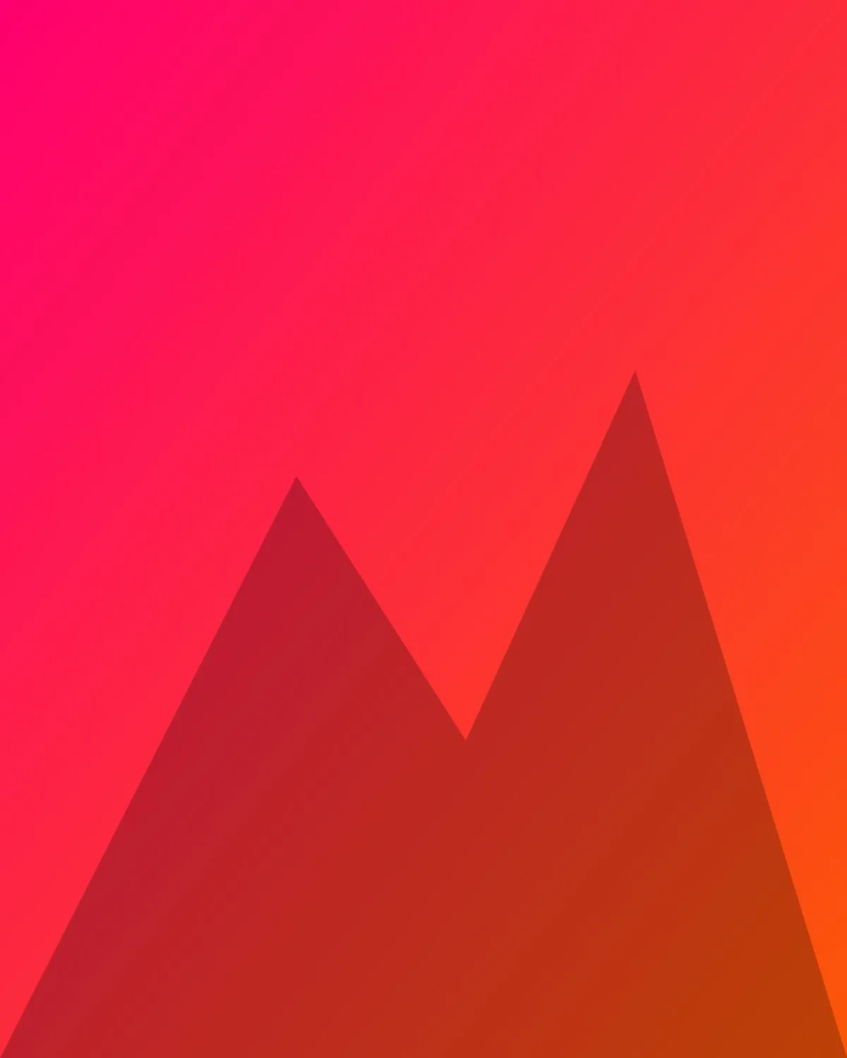 Pink to orange