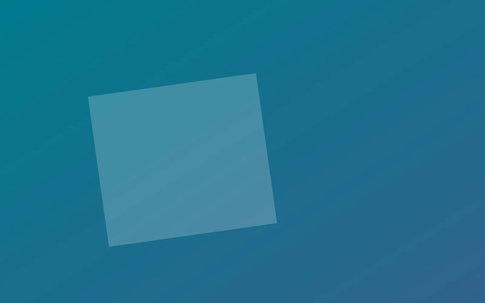 Teal abstract shapes